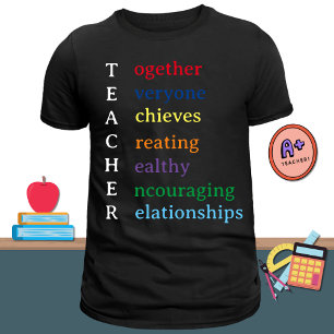 Lehrerakronym Spaß Lehrer Anerkennung T-Shirt