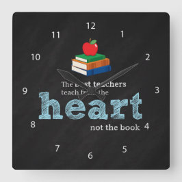 Lehrerangebot Quadratische Wanduhr