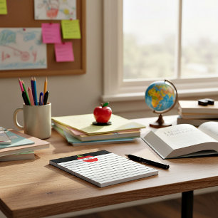 Lehrerapfel Notizblock