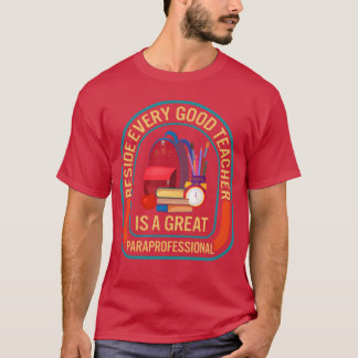 Lehrerassistent großartiger Paraprofessional vinta T-Shirt