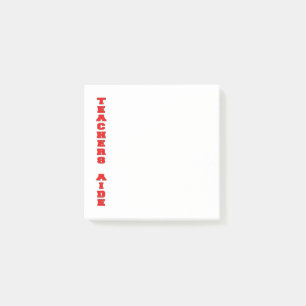 Lehrerassistent Post-it Klebezettel