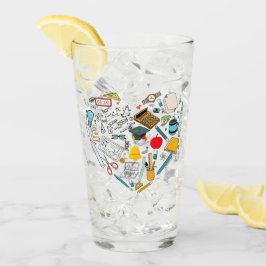 Lehrerassistent Professor Tool Heart Glas