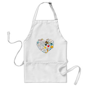 Lehrerassistent Professor Tool Heart Schürze