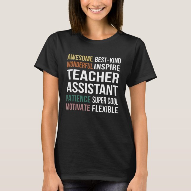 Lehrerassistent T-Shirt (Vorderseite)