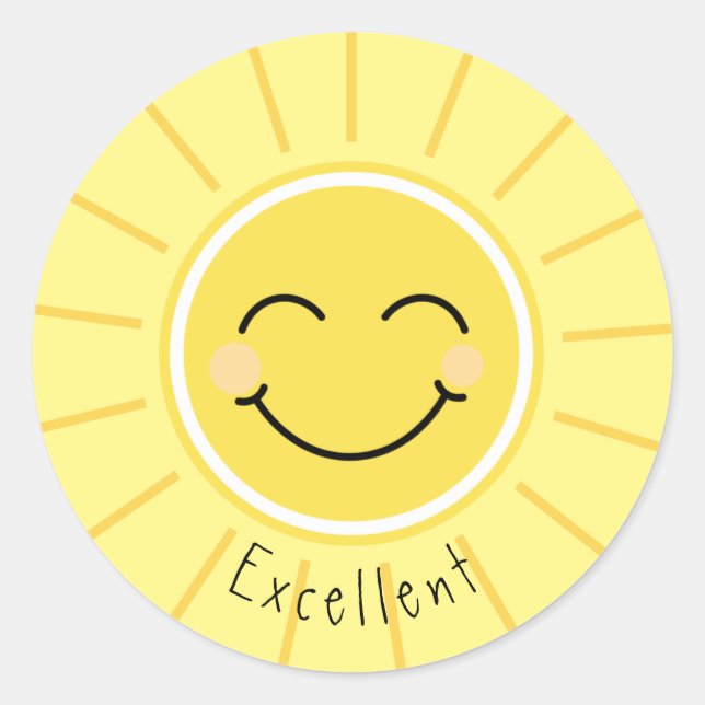 Lehrerbelohnung Motivierend für Schüler 3 cm 3 cm  Runder Aufkleber (Vorderseite)