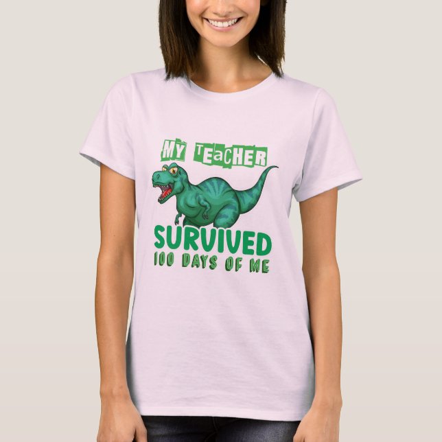Lehrerbewertung | 100 Tage Shirt (Vorderseite)