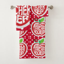 Lehrerbewertung Badhandtuch Set