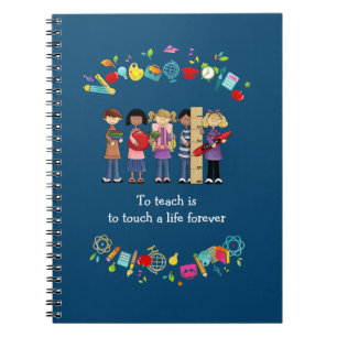 Lehrerbewertung benutzerdefiniertes Textgeschenk Notizblock