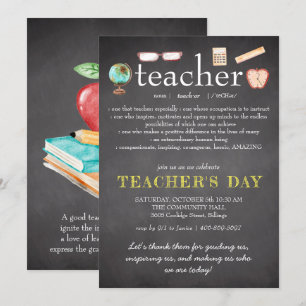 Lehrerbewertung  Einladung zum Lehrertag