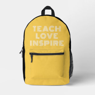 Lehrerbewertung in der Liebe Inspiriert Angebot Le Bedruckter Rucksack