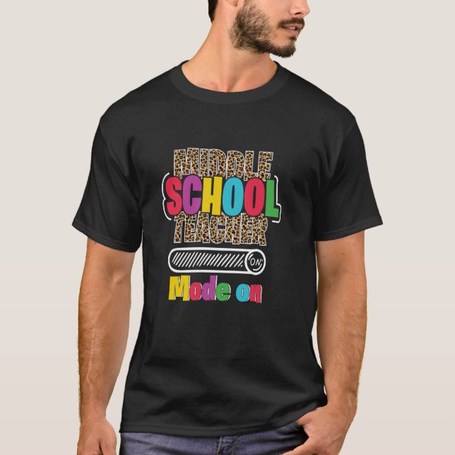 Lehrerbewertung in der Mittelschule zurück in die  T-Shirt (Vorderseite)
