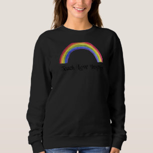 Lehrerbewertung Liebe Lehre Inspirier Lehrerin Sweatshirt