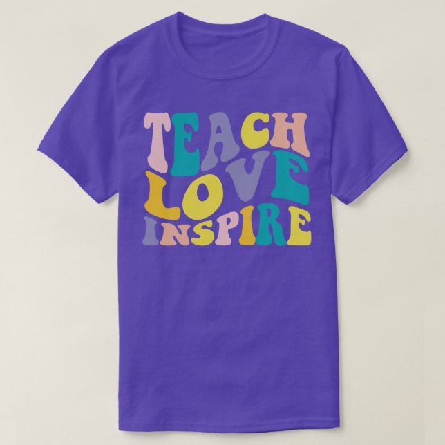 Lehrerbewertung Liebe Lehrer Inspirier Funny Teac T-Shirt (Design vorne)
