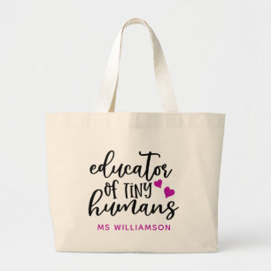 Lehrerbewertung Personalisierte Jumbo-Tasche Jumbo Stoffbeutel