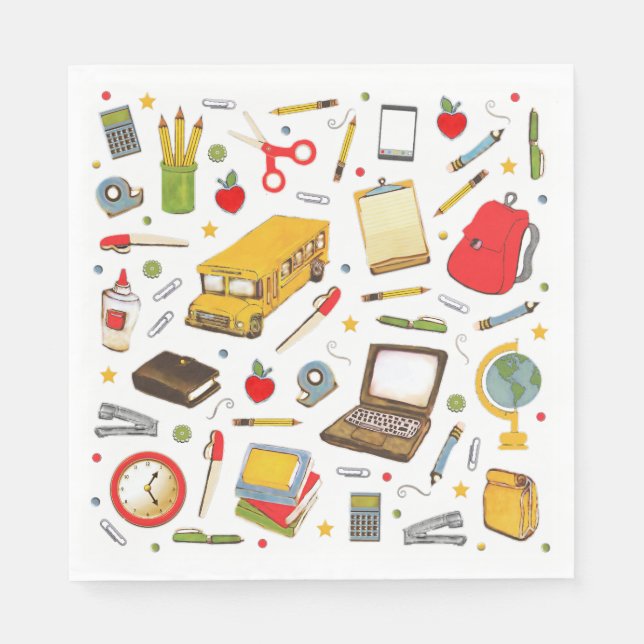 Lehrerbewertung Serviette (Vorderseite)