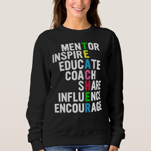Lehrerbewertung Sweatshirt (Vorderseite)
