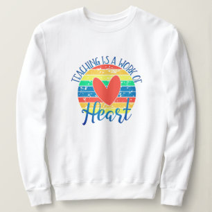 Lehrerbewertung Sweatshirt - Werk des Herzens