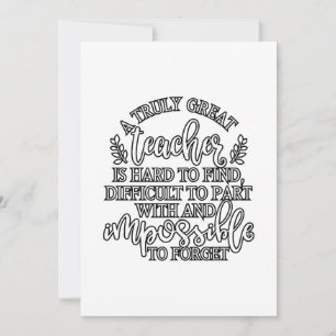 Lehrerbewertung Tagesideen Dankeskarte