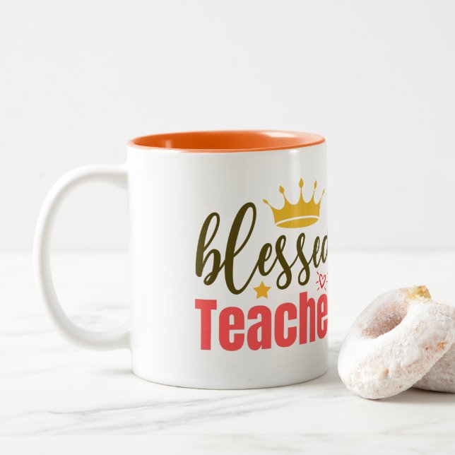 Lehrerbewertung Tasse | Vielen Dank für Ihr Gesche (Mit Donut)