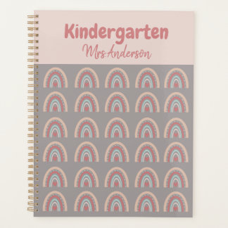 Lehrerbewertung zurück zur Schule Boho Rainbow P Planer