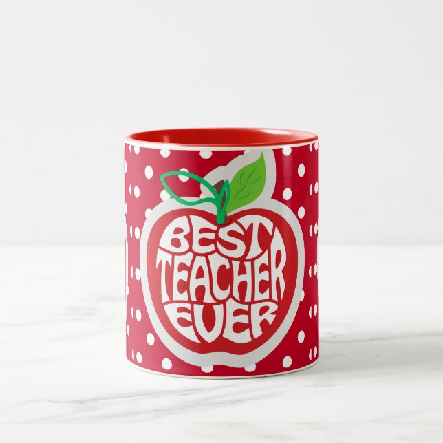 Lehrerbewertung Zweifarbige Tasse (Mittel)