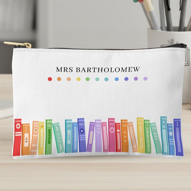 Lehrerbücher in Regenbogenfarben nach Maß Zubehörtasche (Von Creator hochgeladen)
