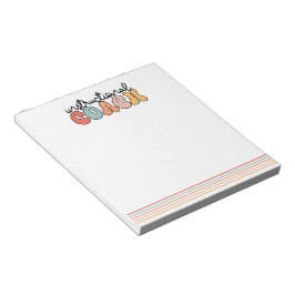 Lehrercoach Retro Notizblock