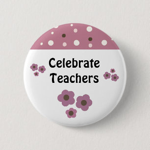 Lehrerdank-Spruch Button