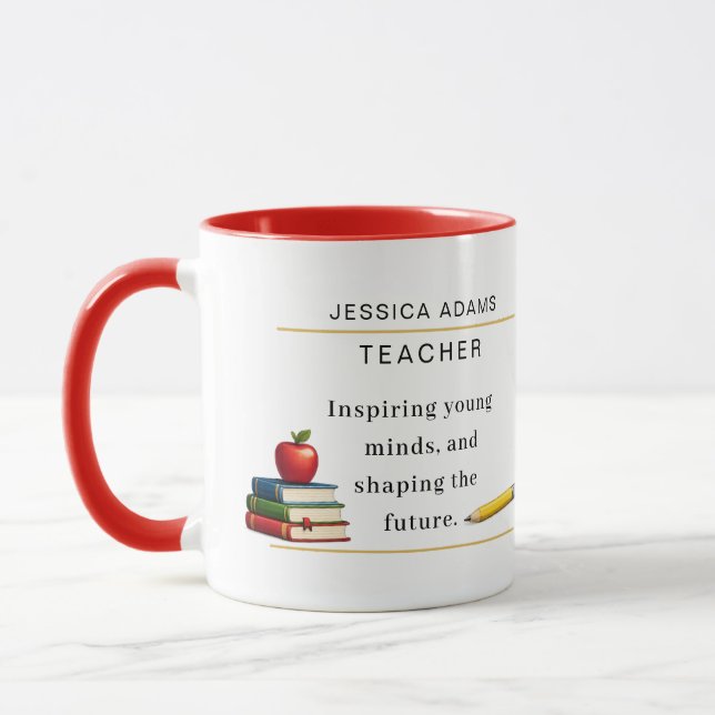Lehrerdankeschale Kaffee-Tasse Tasse (Links)