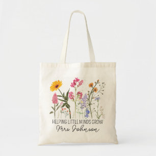 Lehrerdankeschön-Geschenktasche aus Leinwand indiv Tragetasche