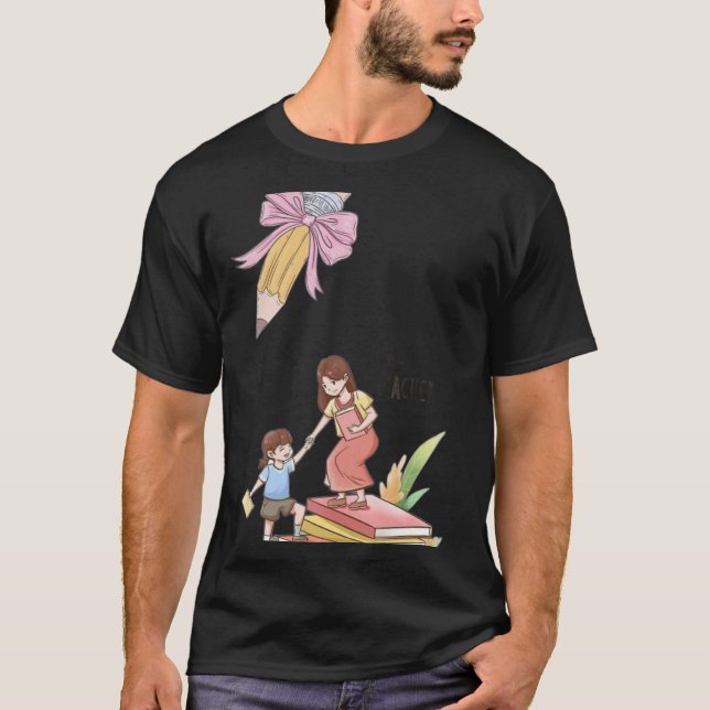Lehrerdanktag dank Lehrerdesign T-Shirt (Vorderseite)