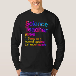Lehrerdefinition Wissenschaft Erster Tag Tie Dye Z T-Shirt