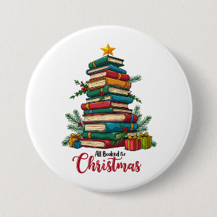 Lehrergeschenk Alles gebucht für Weihnachten Button