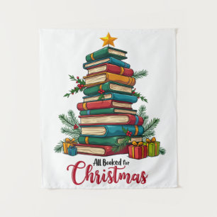 Lehrergeschenk Alles gebucht für Weihnachten Wandteppich