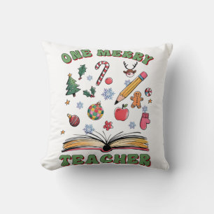 Lehrergeschenk   Ein fröhlicher Lehrer Kissen