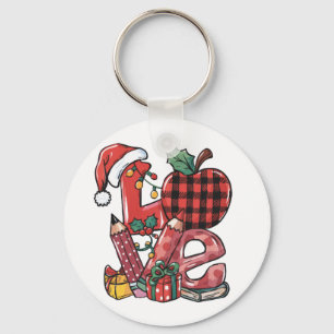 Lehrergeschenk   Frohe Weihnachten Liebe Schlüsselanhänger