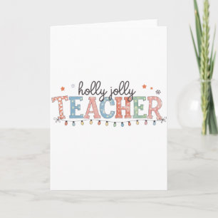 Lehrergeschenk Froher Lehrer Karte