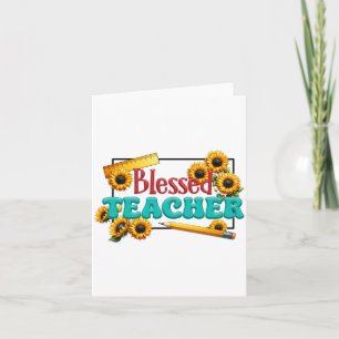 Lehrergeschenk Gesegneter Lehrer Karte