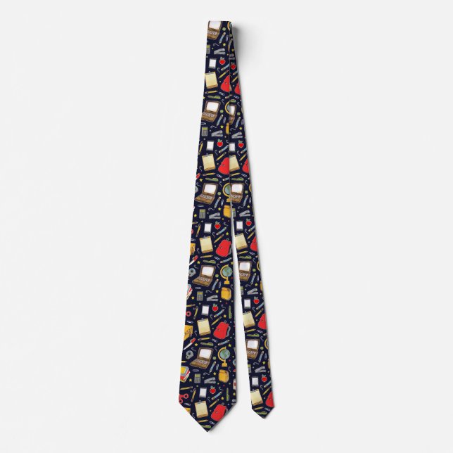 Lehrergeschenk Halsband Krawatte (Vorderseite)