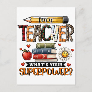 Lehrergeschenk Ich Bin Ein Lehrer Feiertagspostkarte