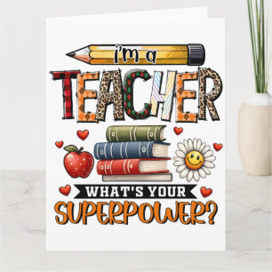 Lehrergeschenk   Ich Bin Ein Lehrer Karte