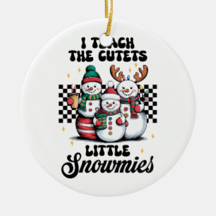 Lehrergeschenk   Ich unterrichte die süßesten klei Keramik Ornament