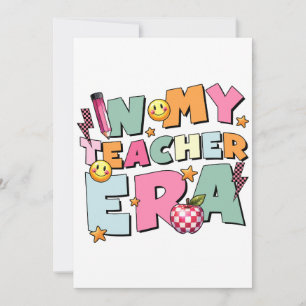 Lehrergeschenk In meiner Lehrerära Dankeskarte
