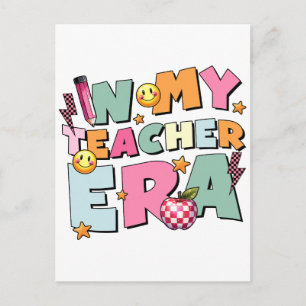 Lehrergeschenk In meiner Lehrerära Einladungspostkarte