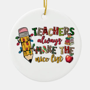 Lehrergeschenk   Lehrer stehen immer auf der guten Keramik Ornament