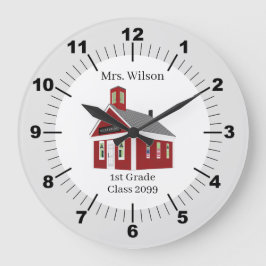 Lehrergeschenk Schulhaus Wall Clock Große Wanduhr