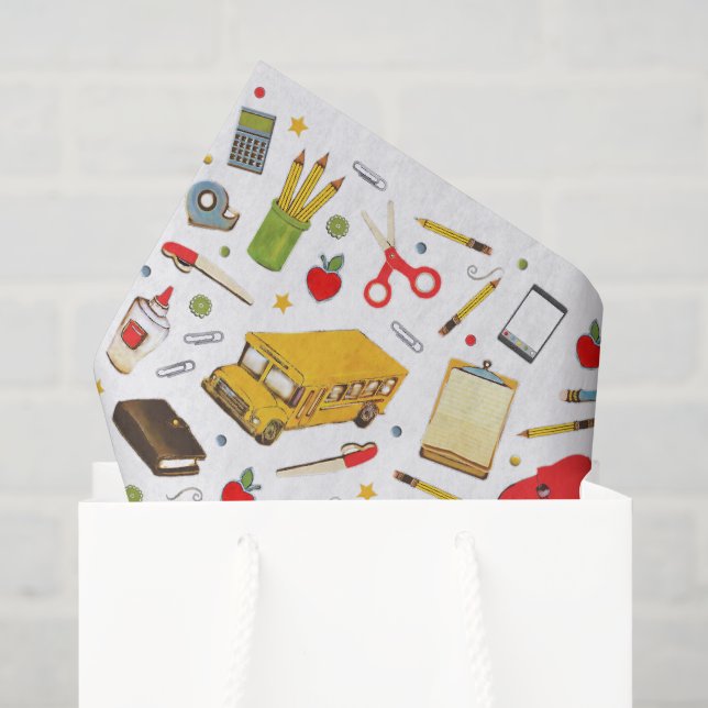 Lehrergeschenk Seidenpapier (Geschenktüte)
