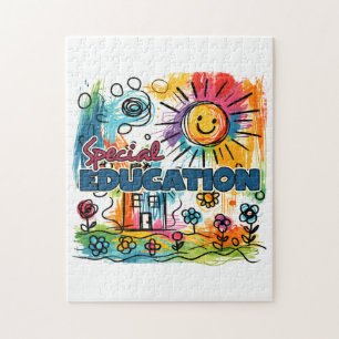 Lehrergeschenk   Sonderpädagogik Puzzle