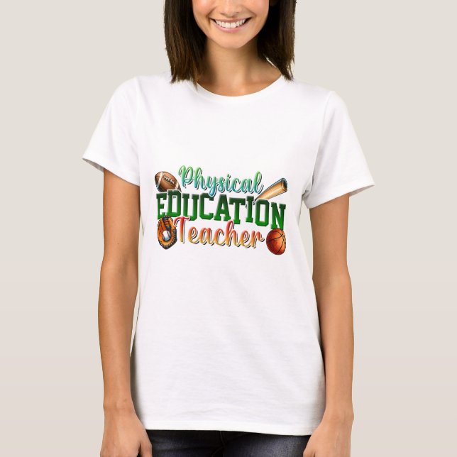 Lehrergeschenk | Sportlehrer T-Shirt (Vorderseite)