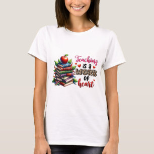 Lehrergeschenk Unterrichten Ist Eine Herzensange T-Shirt